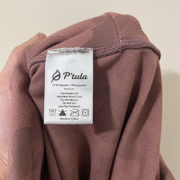 P’tula Stealth High Rise Leggings Coral Sands Size Medium - Picture 11 of 11